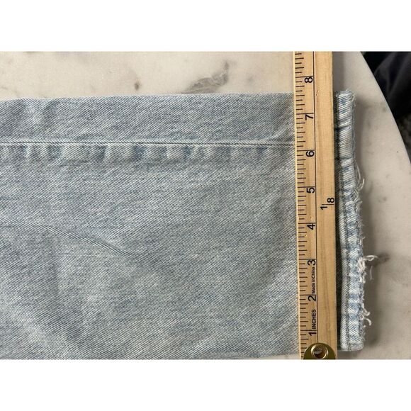 ABERCROMBIE FITCH Curve Love Ultra High Rise 90s Straight Jeans‎ Light Wash $89 - Picture 15 of 15